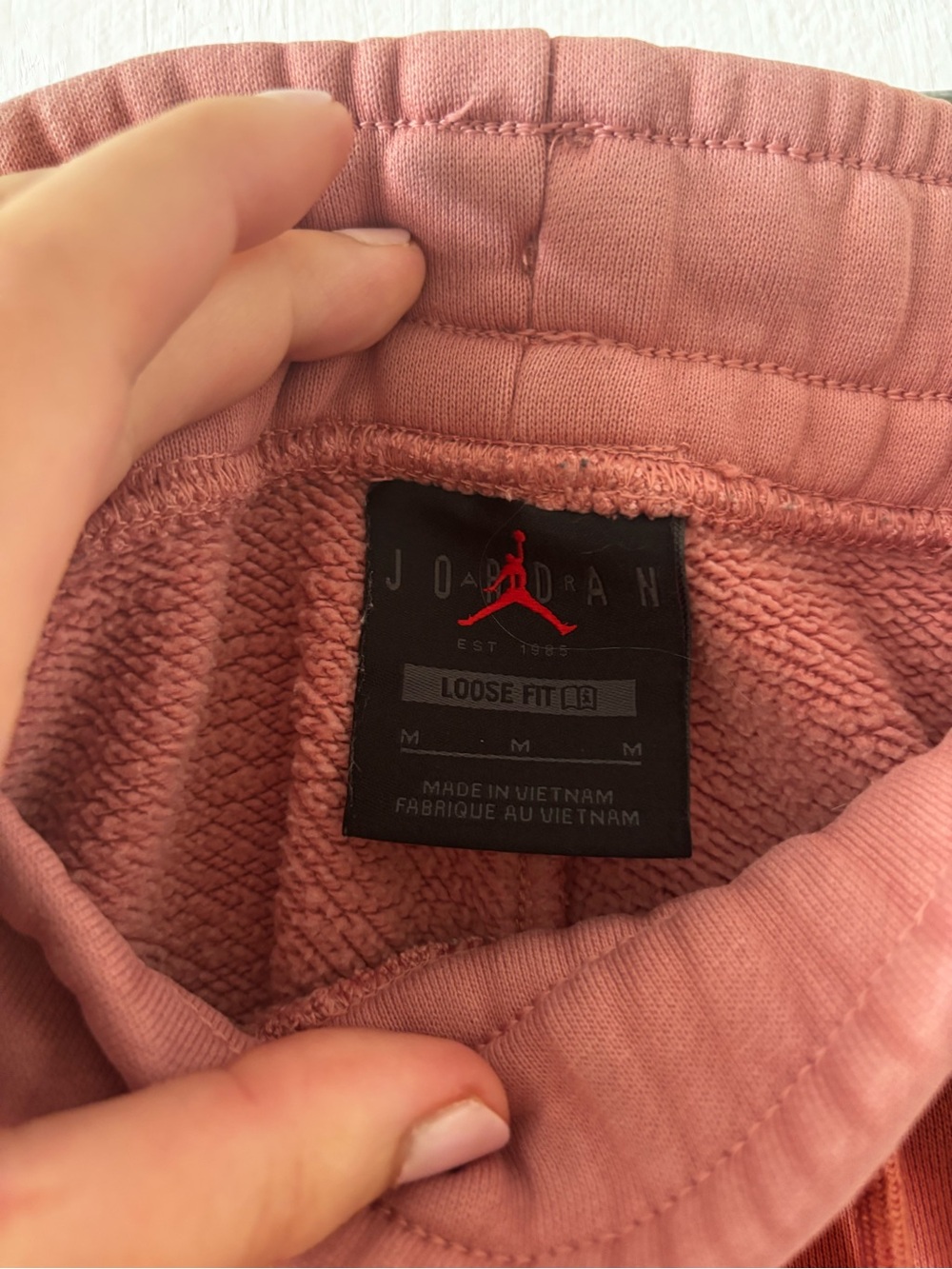 Nike Jordan Dusty Rose Joggers - Picture 5 of 6